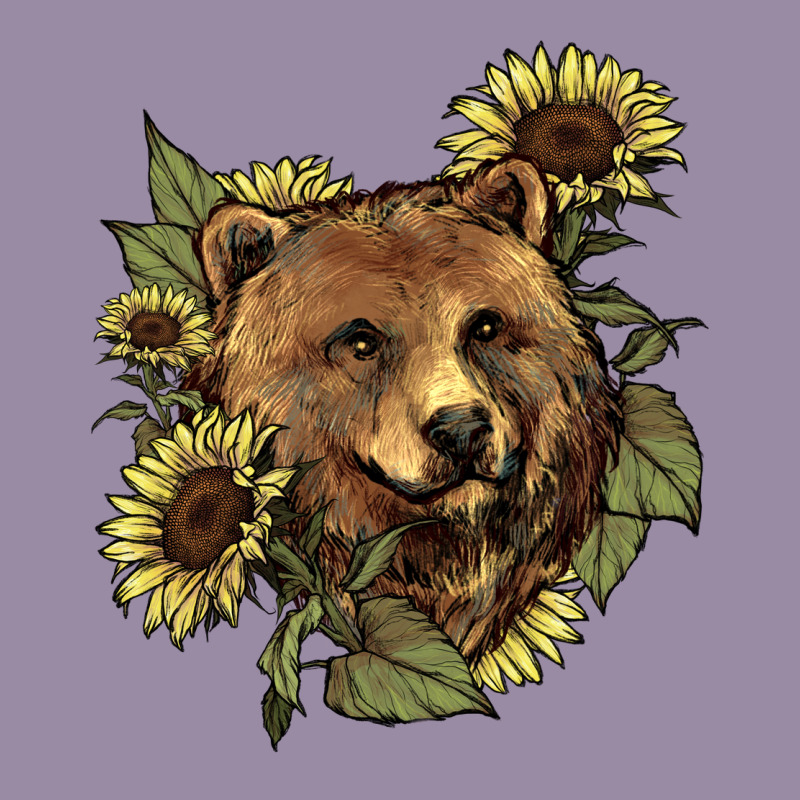 Bear Head Sunflower Classic Tee by HowdyJamesFarm | Teevron