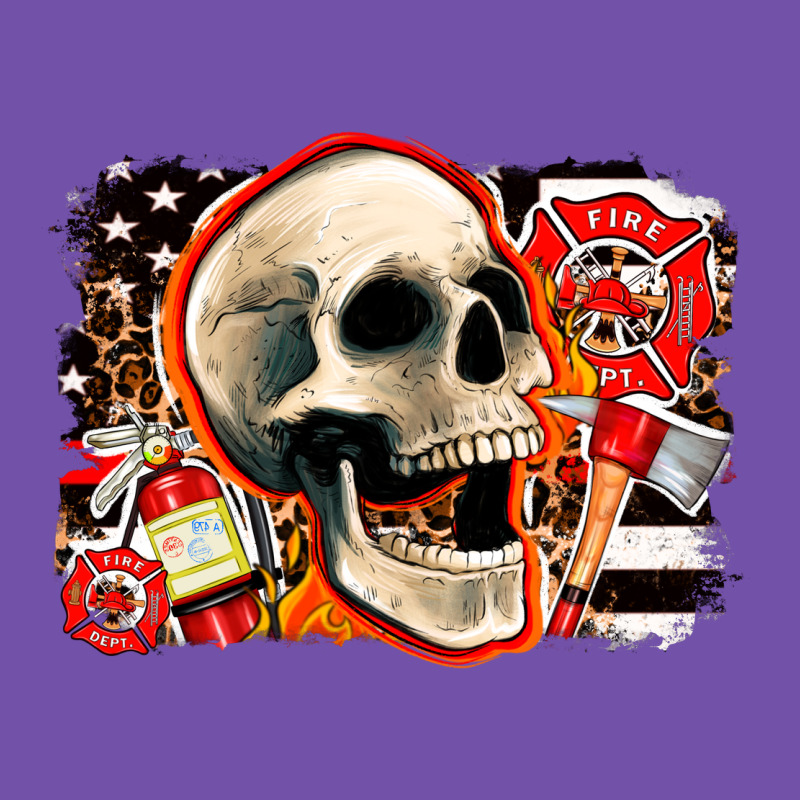 Firefighter Skull Premium Sweatshirt by AdoDesignShop | Teevron