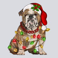 Christmas English Bulldog Zipper Hoodie | Teevron