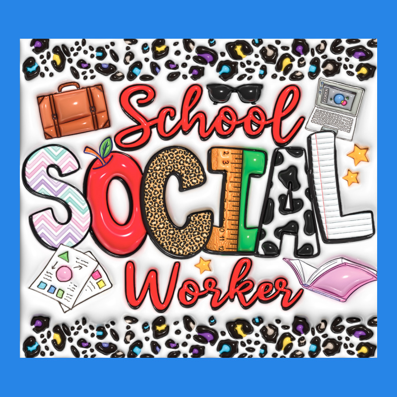 School Social Worker Premium Hoodie by CowhideDigitalArt | Teevron