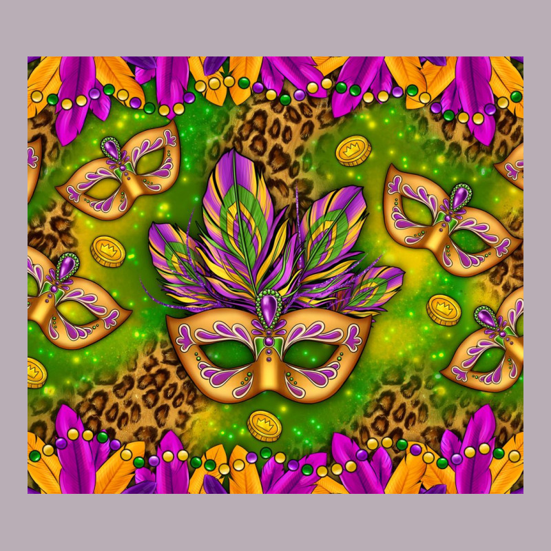 Mardi Gras Masks And Coins Tumbler Vintage Tee by HowdyJamesFarm | Teevron