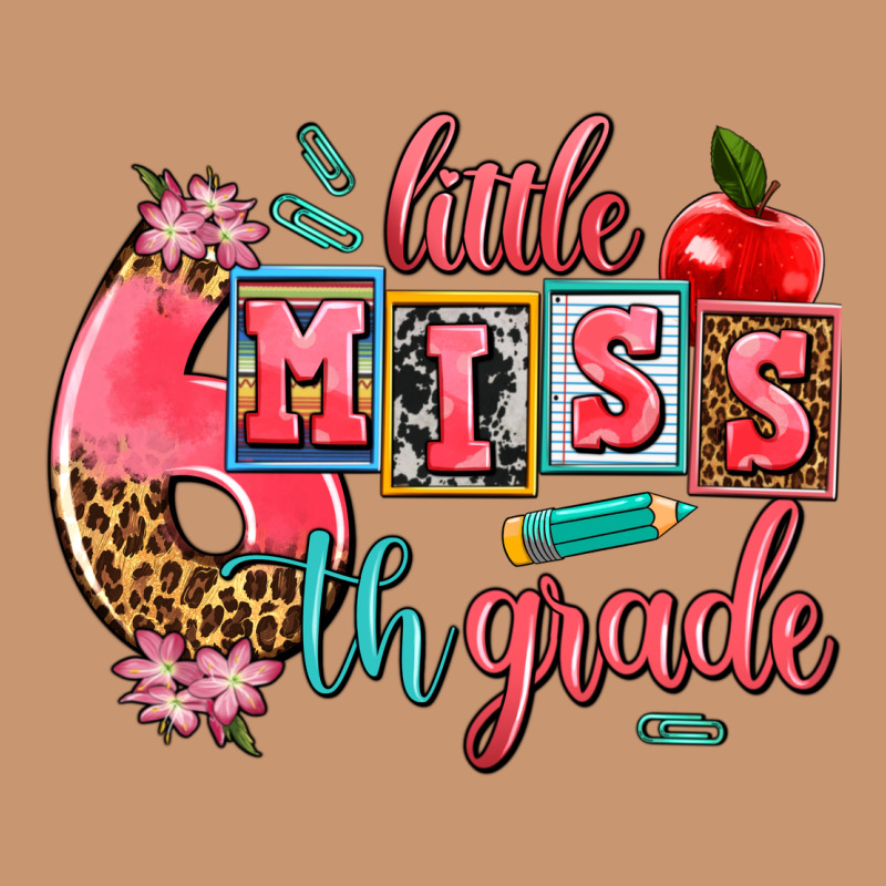 Little Miss 6 Th Grade Heavyweight Hoodie by AdoDesignShop | Teevron