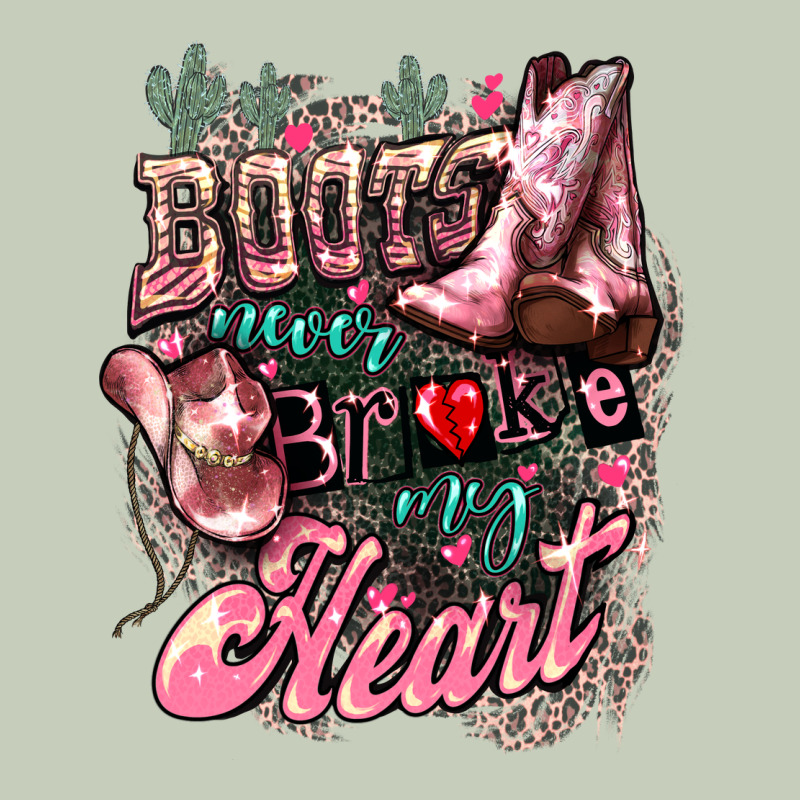 Boots Never Broke My Heart Ladies Tee by HowdyJamesFarm | Teevron