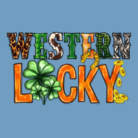 Western Lucky With Clover St. Patricks Day Urban Heavy Tee | Teevron
