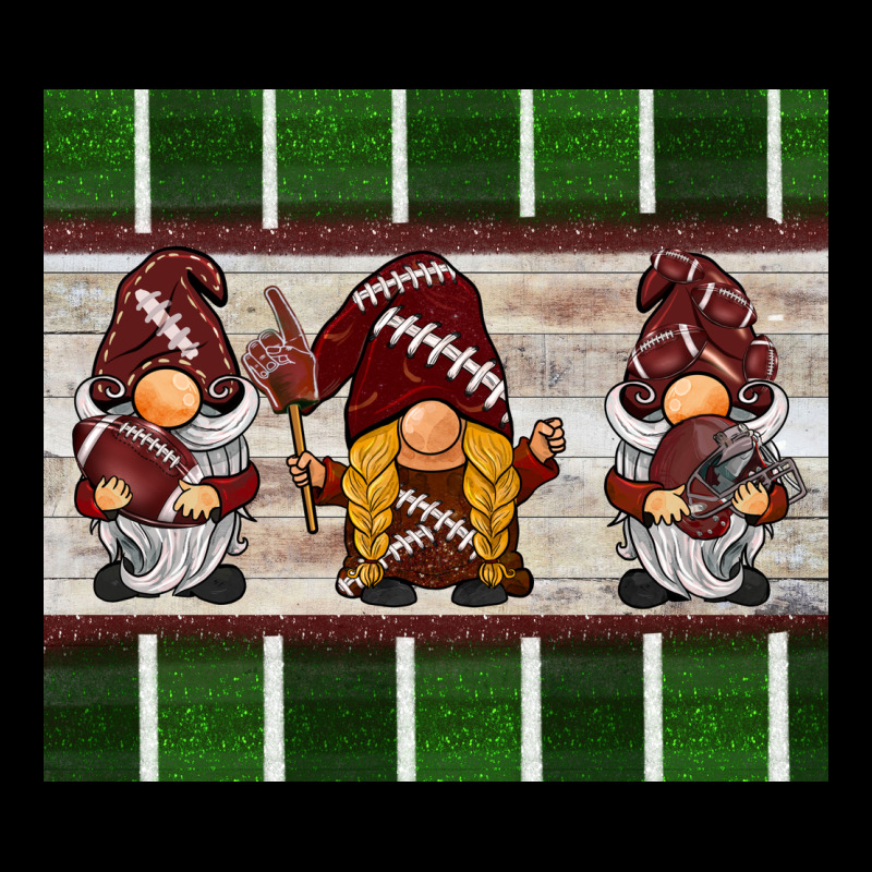 Football Gnomes Zipper Hoodie by BarkalooDesign | Teevron