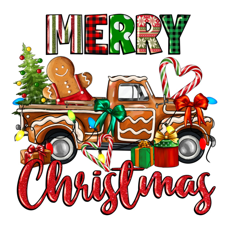 Merry Christmas Gingerbread Truck Premium Tee by texasbilliewilder | Teevron
