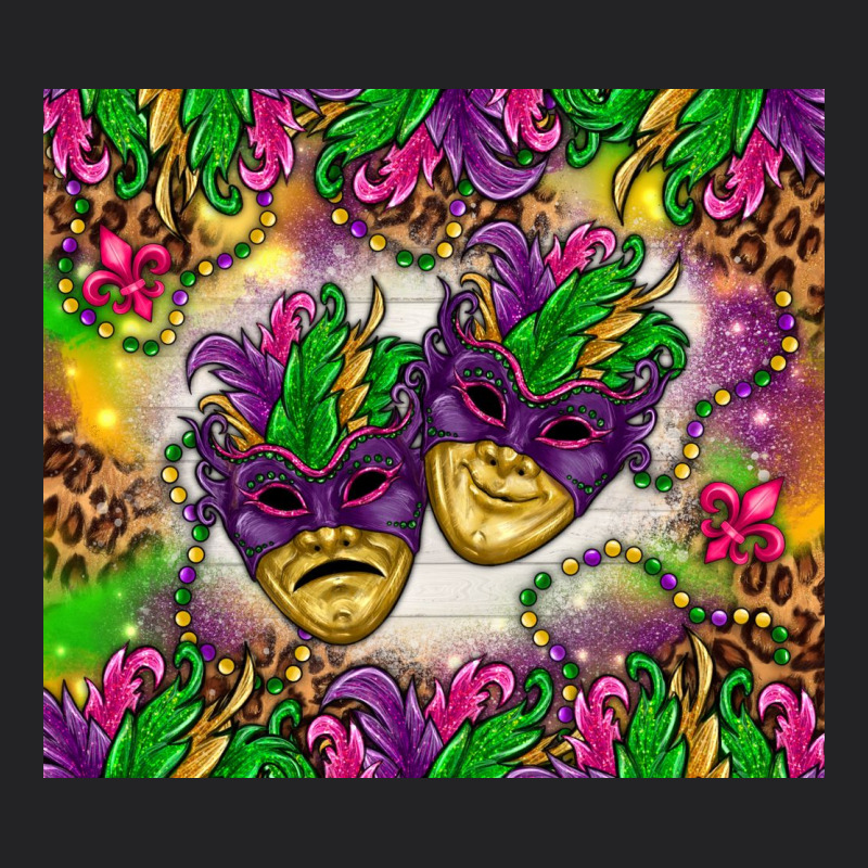 Mardi Gras Masks Tumbler Vintage Tee by HowdyJamesFarm | Teevron