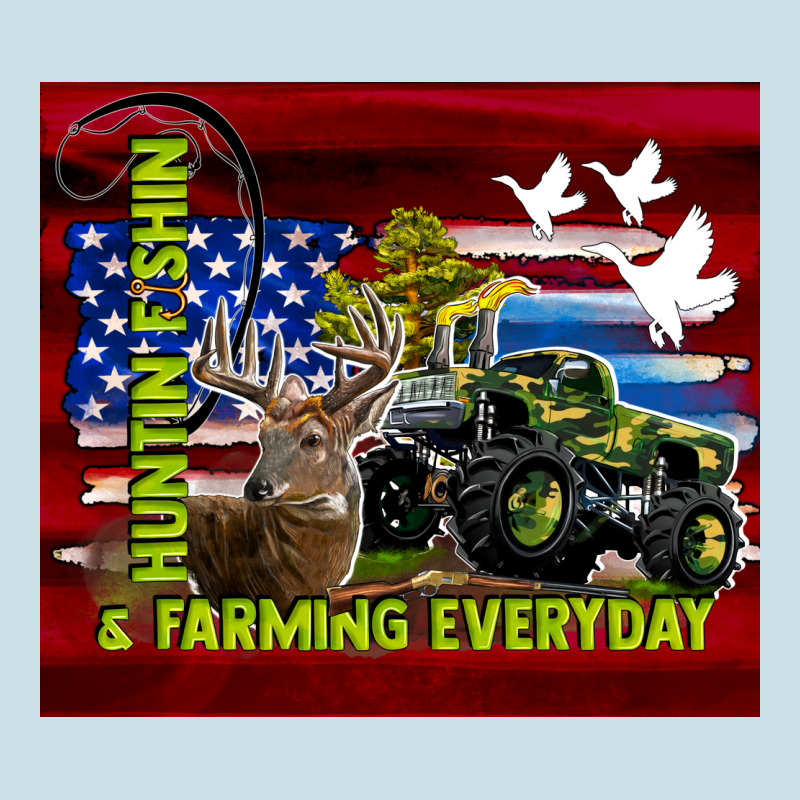 Hunting Fishing & Farming Everyday Ladies Tee by TumblerDesignByShophia | Teevron