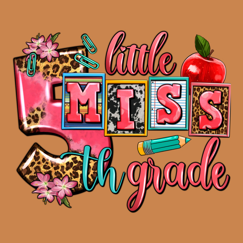 Little Miss 5 Th Grade Heavyweight Hoodie by AdoDesignShop | Teevron