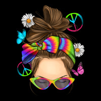 Messy Bun Tie Dye Heavy Core Tee | Teevron