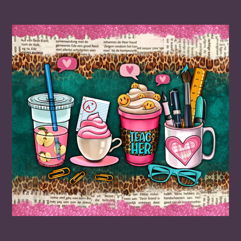 Teacher Coffee Cups Heavyweight Hoodie by AdoDesignShop | Teevron