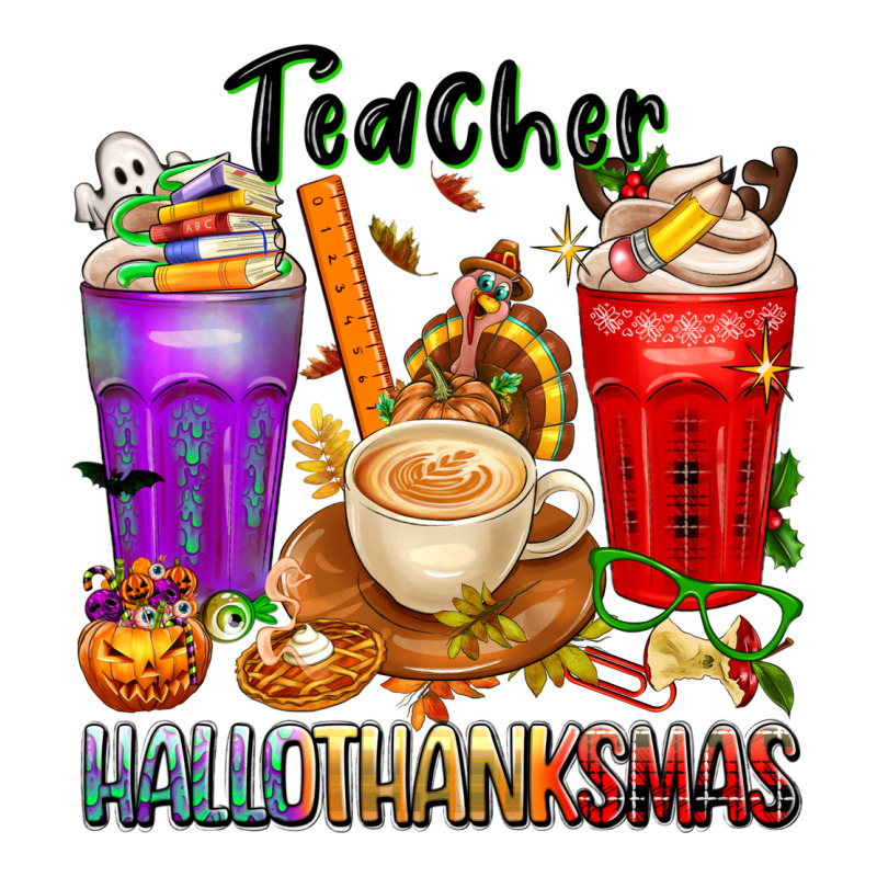 Hallothanksmas Teacher Premium Tee by texasbilliewilder | Teevron