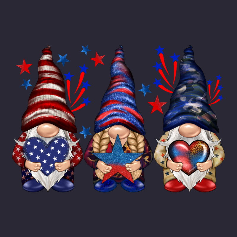 4th Of July Gnomies With Stars Vintage Tee by HowdyJamesFarm | Teevron