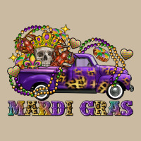 Mardi Gras Skull Truck Long Sleeve Tee | Teevron