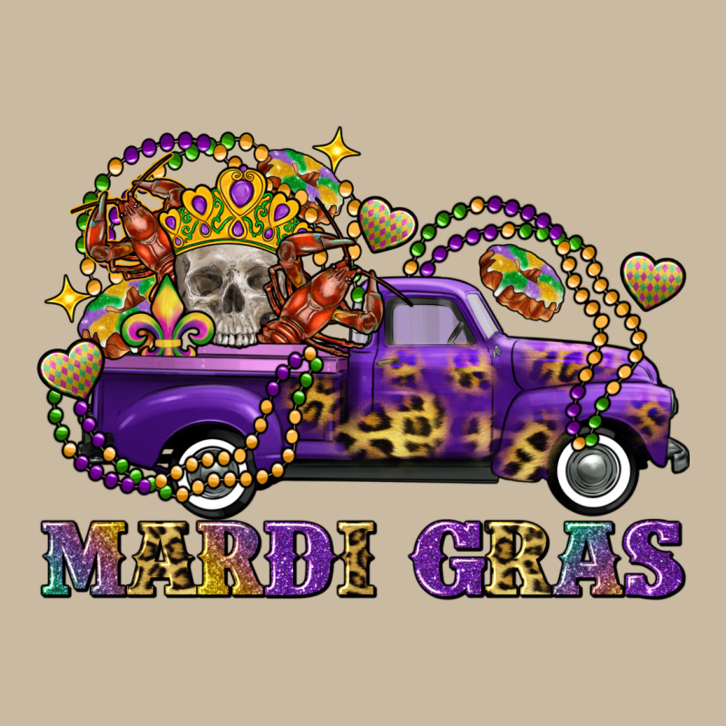 Mardi Gras Skull Truck Long Sleeve Tee by FaDigitalArtStudio | Teevron