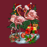 Christmas Flamingo Zipper Hoodie | Teevron