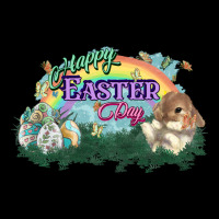 Happy Easter Day Rainbow Ladies Tee | Teevron