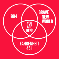 1984 Brave New World Fahrenheit 451 Conspiracy T-shirt Classic Tee | Teevron