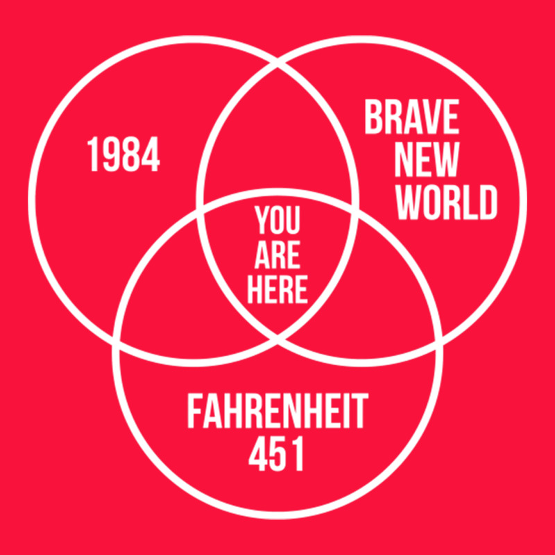 1984 Brave New World Fahrenheit 451 Conspiracy T-shirt Classic Tee by maiPhamDesign | Teevron