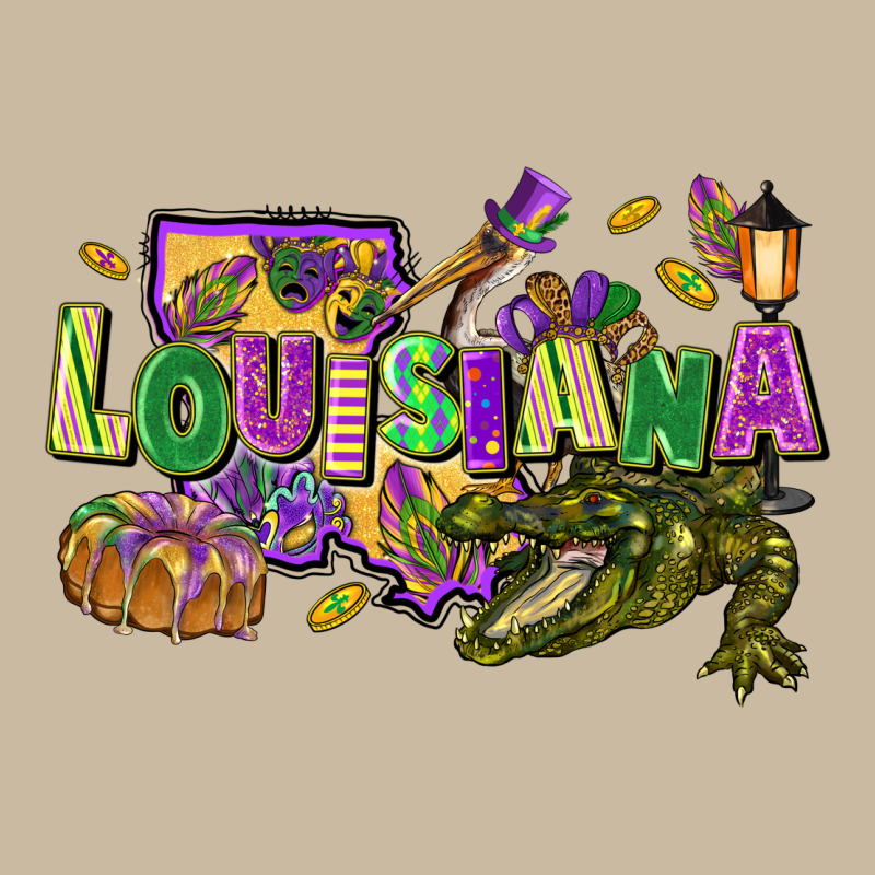 Louisiana Mardi Gras Long Sleeve Tee by FaDigitalArtStudio | Teevron