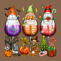 Hallothanksmas Wine Glasses And Gnomes Premium Tee | Teevron