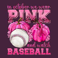 In October We Wear Pink And Watch Baseball Premium Tee | Teevron