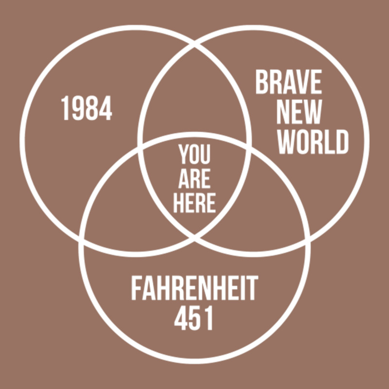 1984 Brave New World Fahrenheit 451 Conspiracy T-shirt Premium Hoodie by maiPhamDesign | Teevron