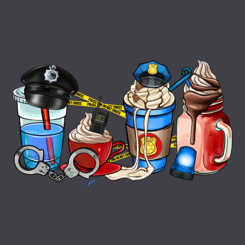 Police Coffee Cup Heavyweight Hoodie by AdoDesignShop | Teevron