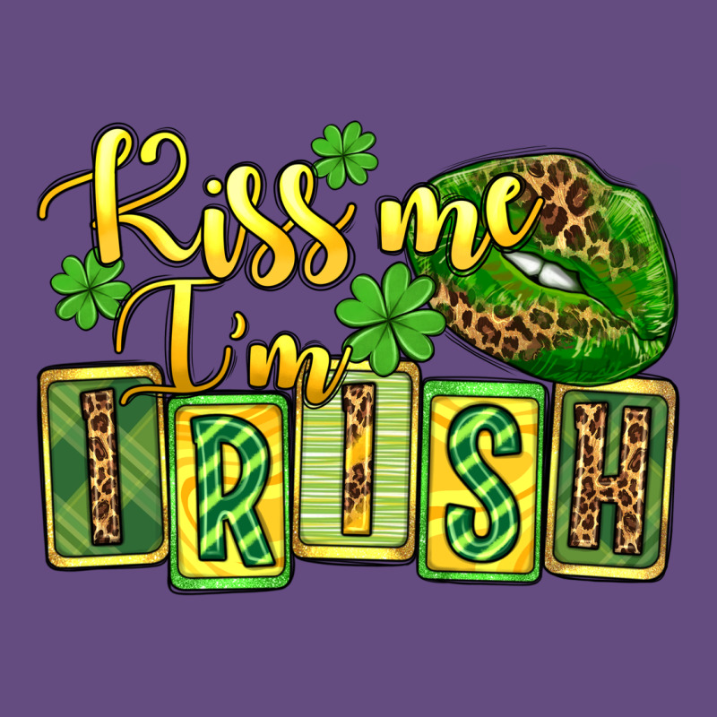St. Patrick's Kiss Me I Am Irish Vintage Hoodie by OliviaCreatesArt | Teevron