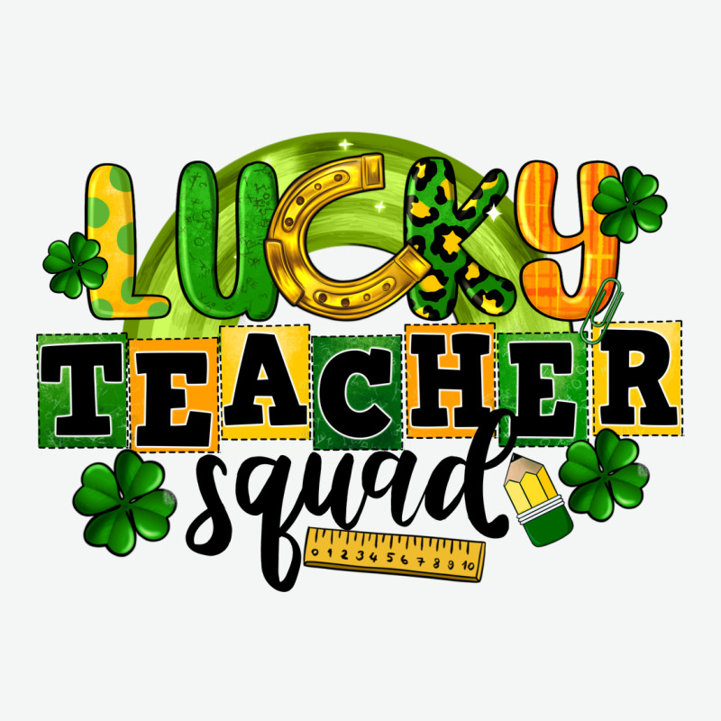 Lucky Teacher Squad St. Patrick's Day Urban Heavy Tee by CowGirlArtShop | Teevron