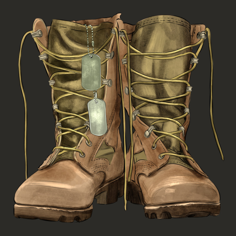 Soldier Boots Heavy Core Tee by RanaPortraitStore | Teevron