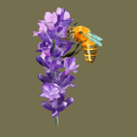 Honey Bee With Lavender Fa Element Vintage Hoodie | Teevron
