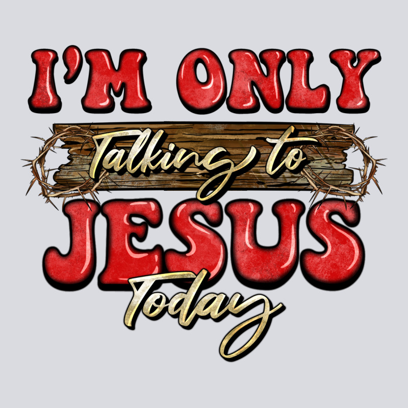 I'm Only Talking To Jesus Today Christmas Zipper Hoodie by BarkalooDesign | Teevron