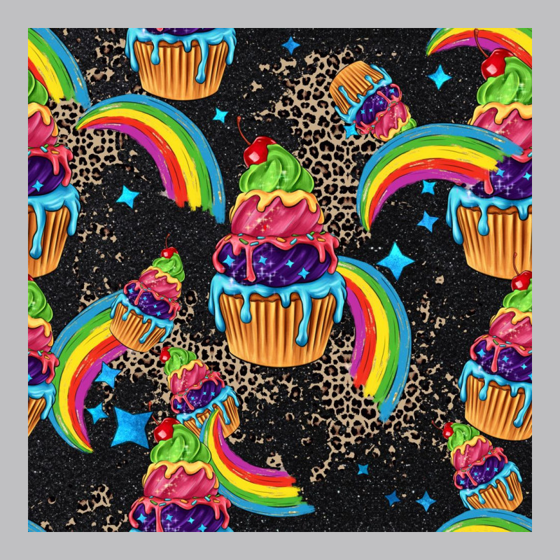 Pride Cupcake Seamless Pattern Long Sleeve Tee by FaDigitalArtStudio | Teevron