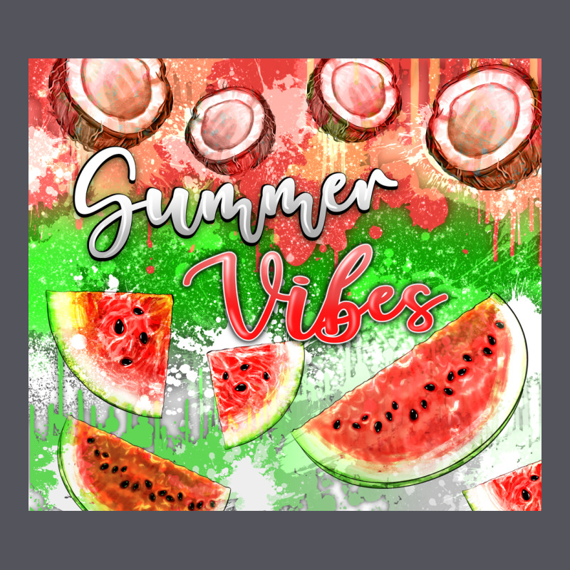 Watermelon And Coconut Summer 20oz Skinny Tumbler Vintage Hoodie by FaDigitalArtStudio | Teevron