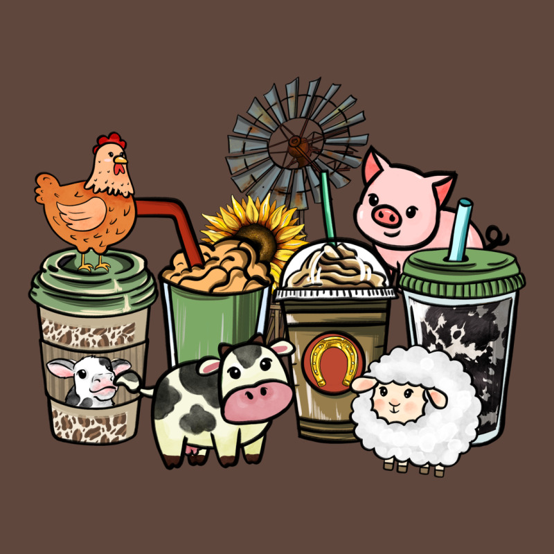 Farm Animal Coffee Cups Classic Tee by HowdyJamesFarm | Teevron