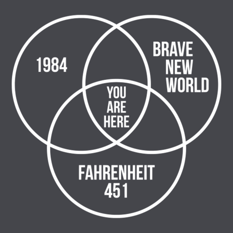 1984 Brave New World Fahrenheit 451 Conspiracy T-shirt Long Sleeve Tee by maiPhamDesign | Teevron