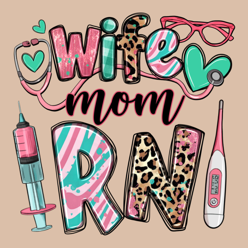 Wife Mom Rn Registered Nurse Urban Heavy Tee by RanaPortraitStore | Teevron