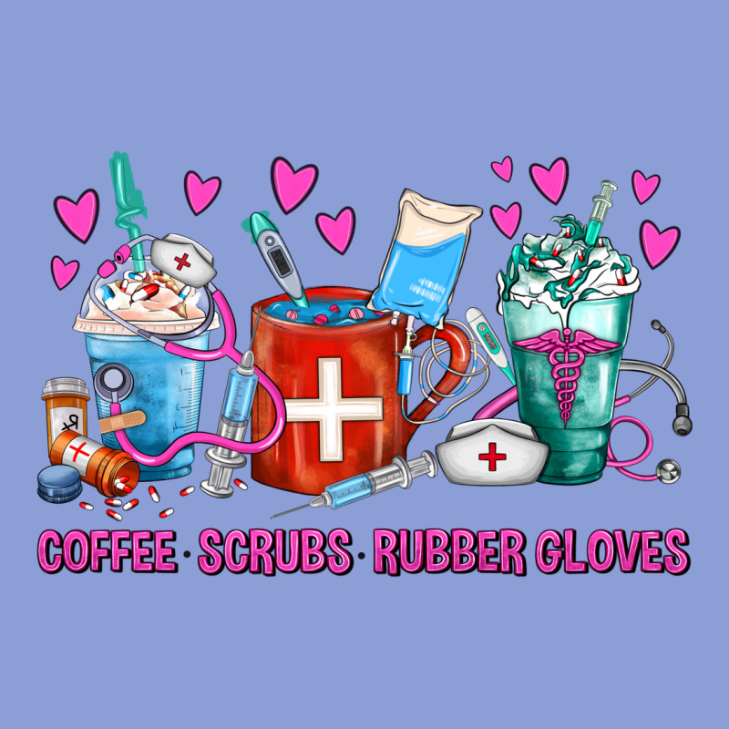 Coffee Nurse Repeat Nurse Coffee Cups Long Sleeve Tee by FaDigitalArtStudio | Teevron