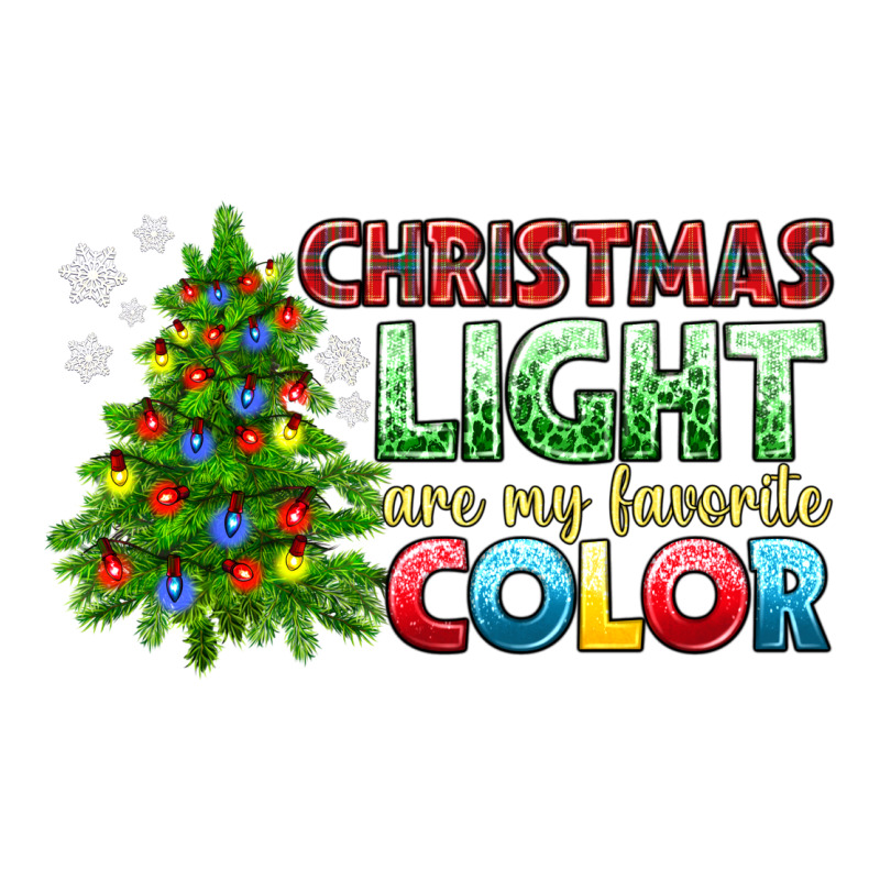 Christmas Light Are My Favorite Color Premium Tee by NancyCooperArtShop | Teevron