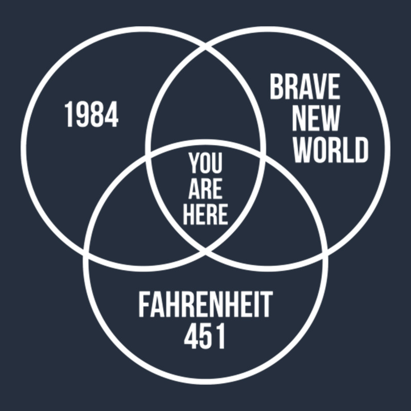 1984 Brave New World Fahrenheit 451 Conspiracy T-shirt Zipper Hoodie by maiPhamDesign | Teevron