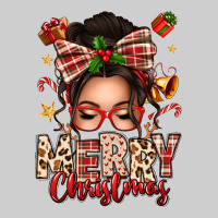 Merry Christmas Messy Bun Premium Tee | Teevron