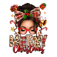 merry christmas messy bun | Teevron
