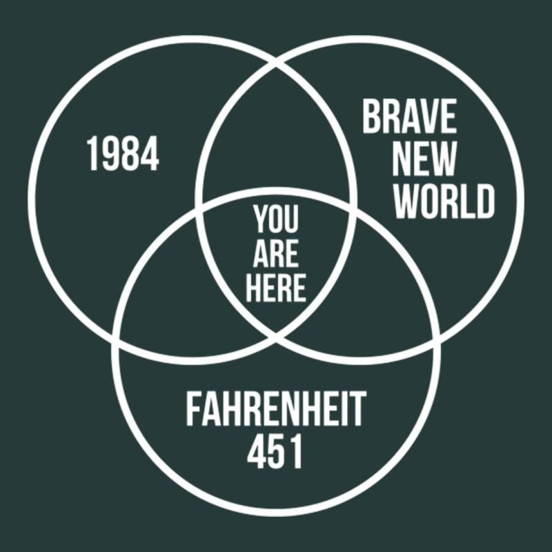 1984 Brave New World Fahrenheit 451 Conspiracy T-shirt Premium Sweatshirt by maiPhamDesign | Teevron