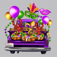 Mardi Gras Farm Truck Back View Long Sleeve Tee | Teevron