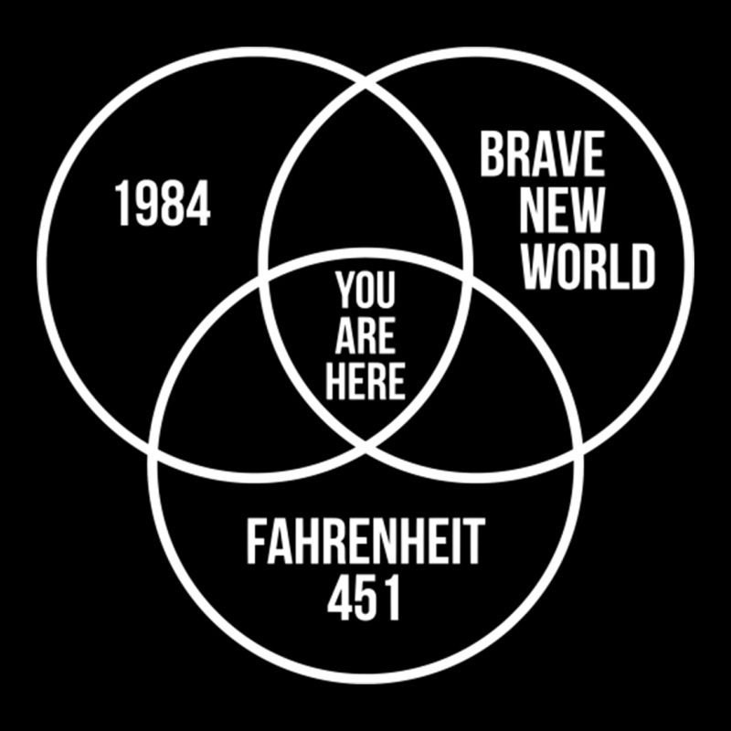 1984 Brave New World Fahrenheit 451 Conspiracy T-shirt Urban Hoodie by maiPhamDesign | Teevron