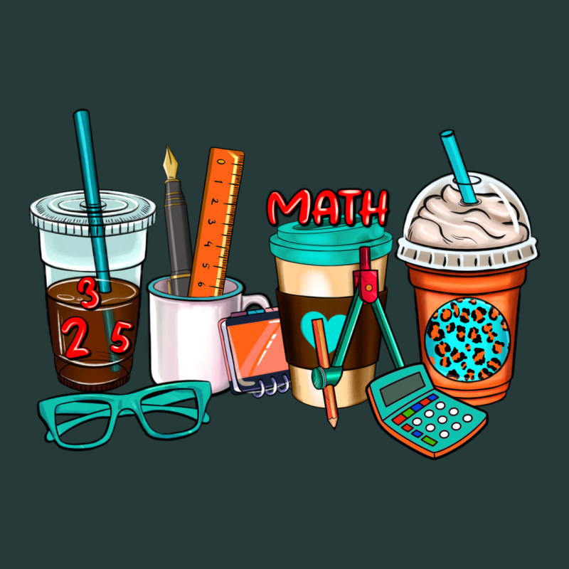 Math Teacher Coffee Cups Premium Sweatshirt by AdoDesignShop | Teevron