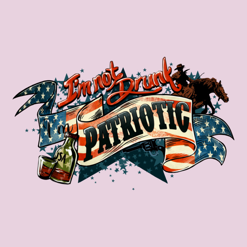 I'm Not Drunk I'm Patriotic Ladies Tee by HowdyJamesFarm | Teevron