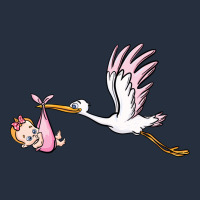 Stork With Baby Girl Zipper Hoodie | Teevron