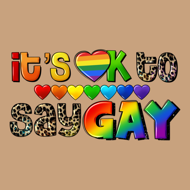 It's Okay To Say Gay Pride Vintage Tee by CowGirlArtShop | Teevron